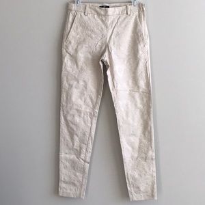 H&M Trousers- Cream- Size 6